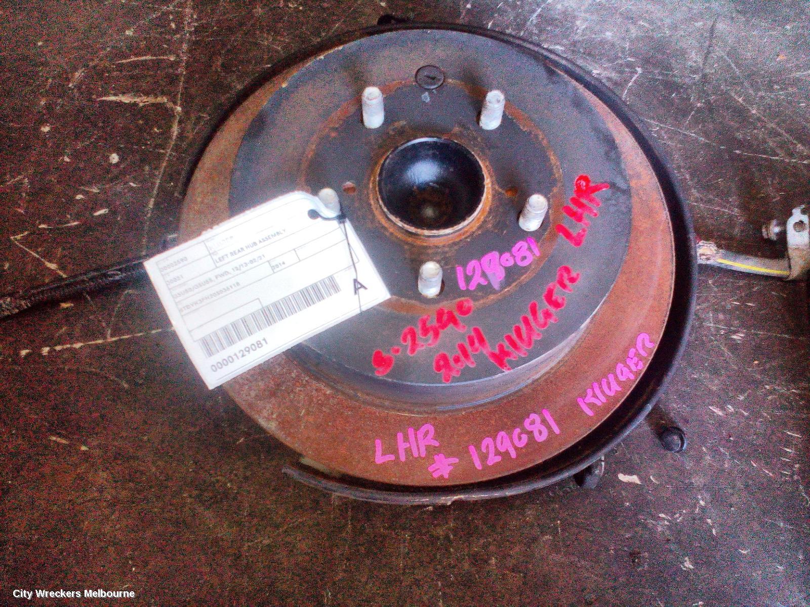 TOYOTA KLUGER LEFT REAR HUB ASSEMBLY, GSU50/GSU55, FWD, 12/2013 - 02/2021 - Image 1
