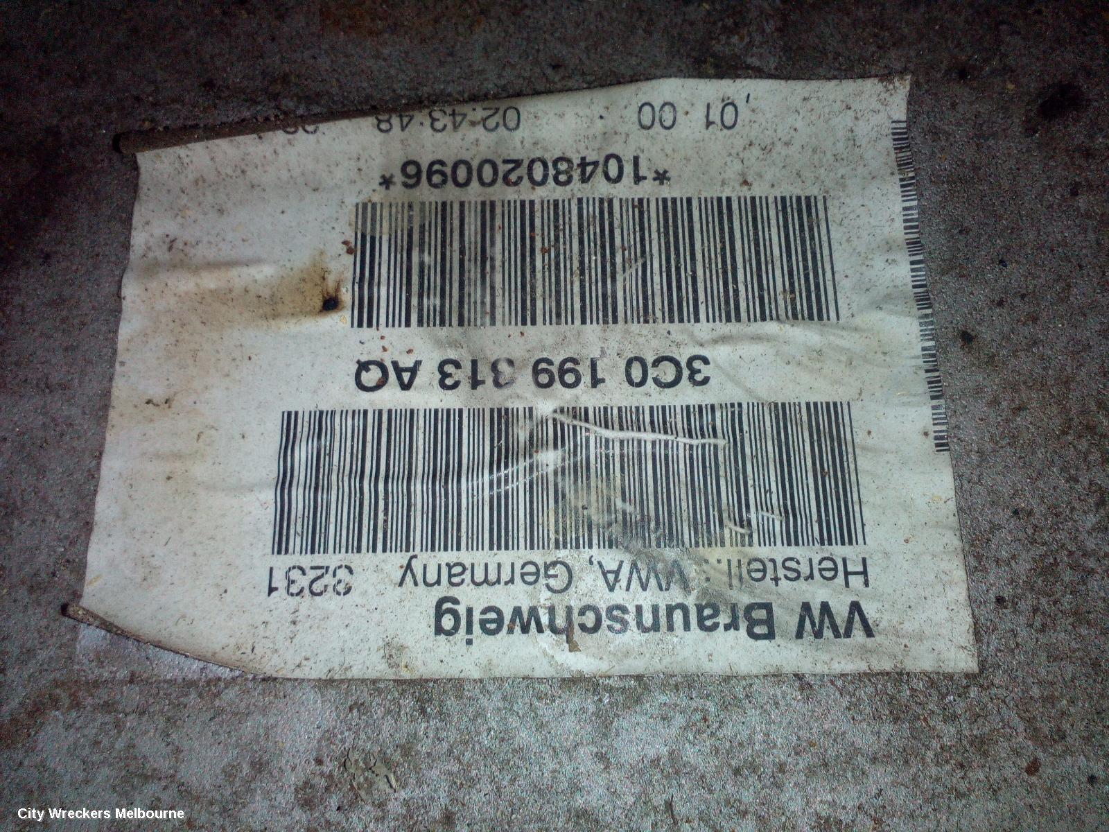 VOLKSWAGEN TIGUAN FRT XMEMBER/CRADLE, 5N, FRONT SUSPENSION CROSSMEMBER, 05/2008 - 06/2011 - Image 1