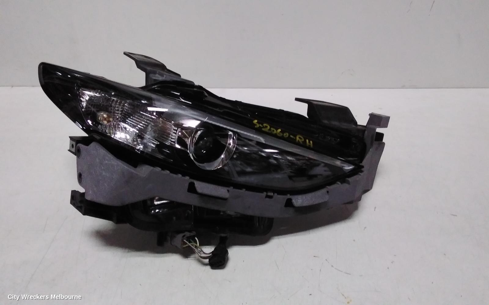 MAZDA 3 RIGHT HEADLAMP, BP, W/ LED, NON ADAPTIVE TYPE, SEDAN/HATCH, 03/2019 ONWARDS - Image 2