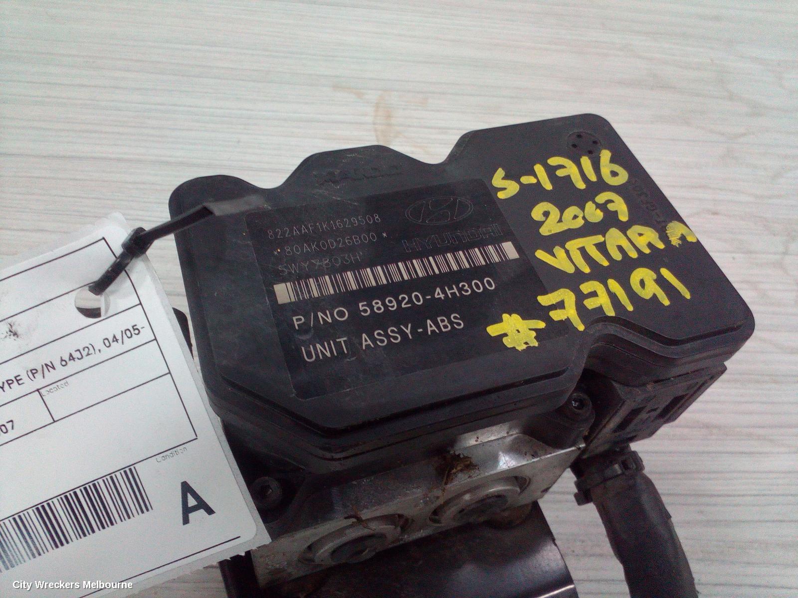 SUZUKI VITARA ABS PUMP/MODULATOR, GRAND VITARA, JB, NON ESP CONTROL TYPE (P/N 5611064JC1), 04/2005 - 09/2008 - Image 2