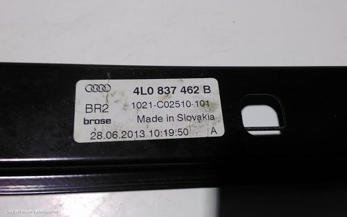 AUDI Q7 RIGHT FRONT WINDOW REG/MOTOR, 4L, 09/2006 - 08/2015 - Image 2