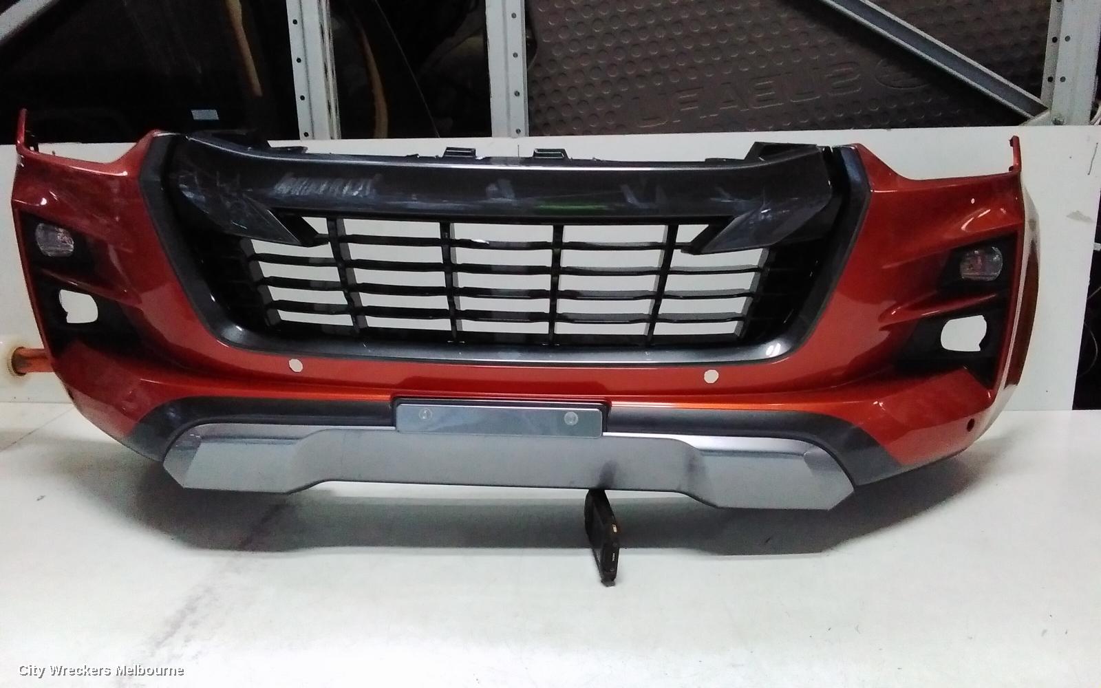 ISUZU DMAX FRONT BUMPER, BUMPER BAR, X-TERRAIN, W/ PARK SENSOR TYPE, RG, 07/2020 - 10/2023 - Image 1