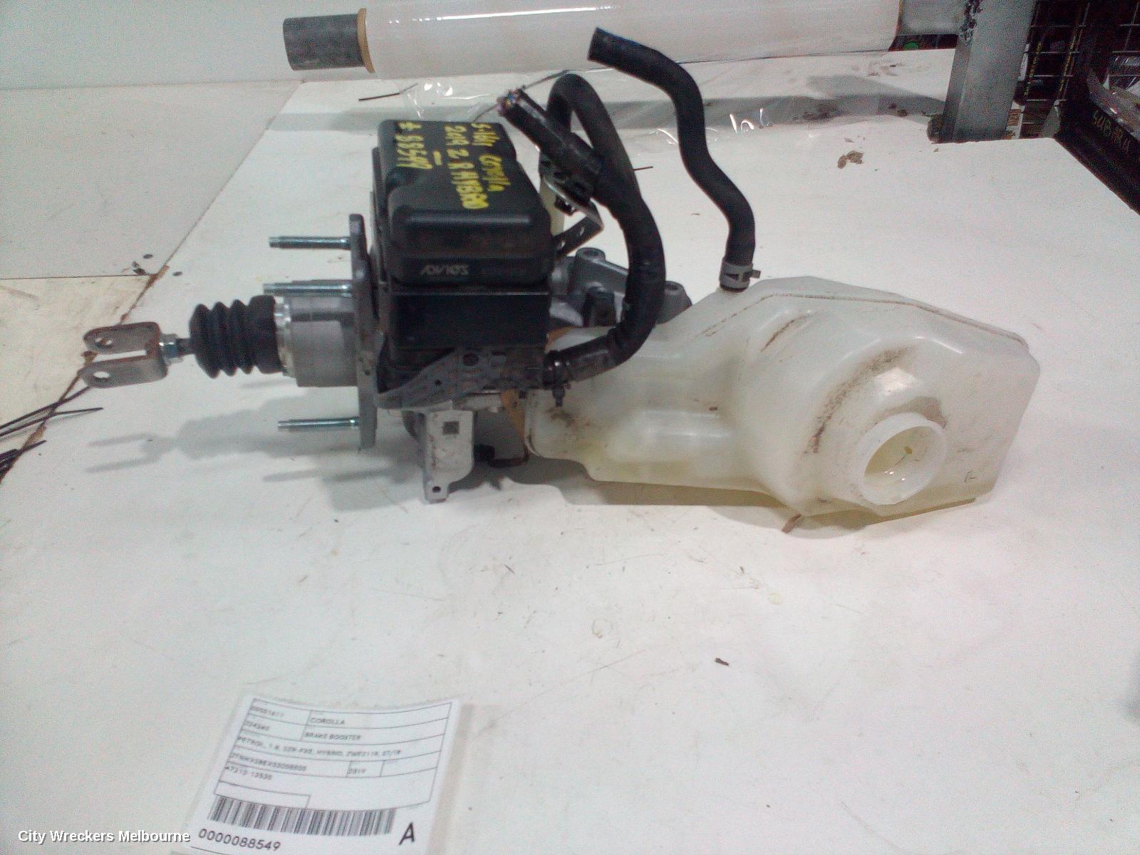 TOYOTA COROLLA BRAKE BOOSTER, PETROL, 1.8, 2ZR-FXE, HYBRID, ZWE211R, 07/2018 ONWARDS - Image 2