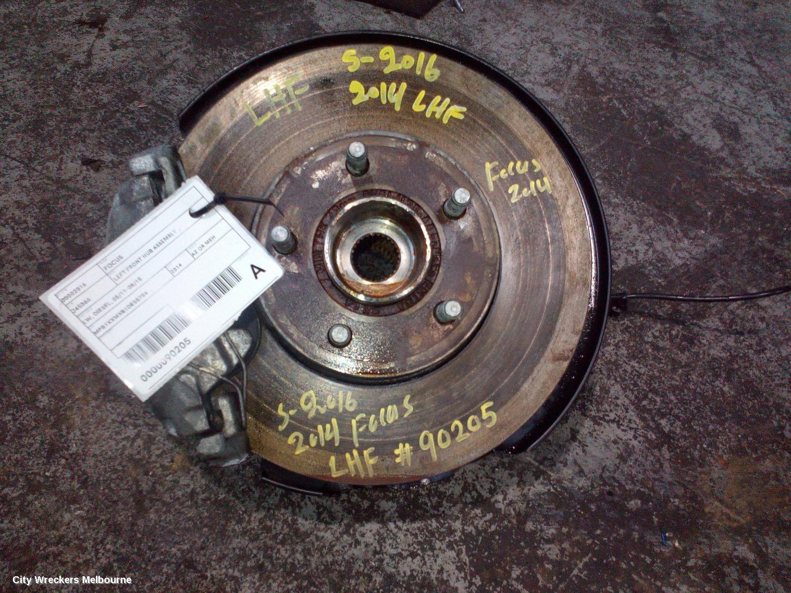 FORD FOCUS LEFT FRONT HUB ASSEMBLY, LW, DIESEL, 05/2011 - 08/2015 - Image 2