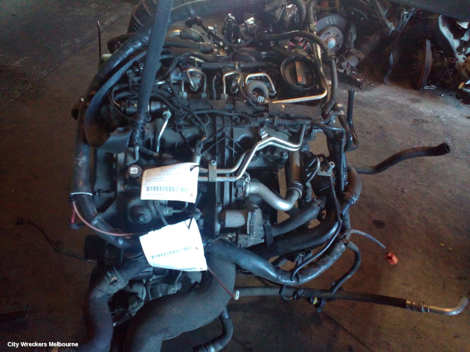 AUDI Q5 ENGINE, DIESEL, 2.0, TURBO, 8R, CGLB CODE, 03/2009 - 10/2012 - Image 1
