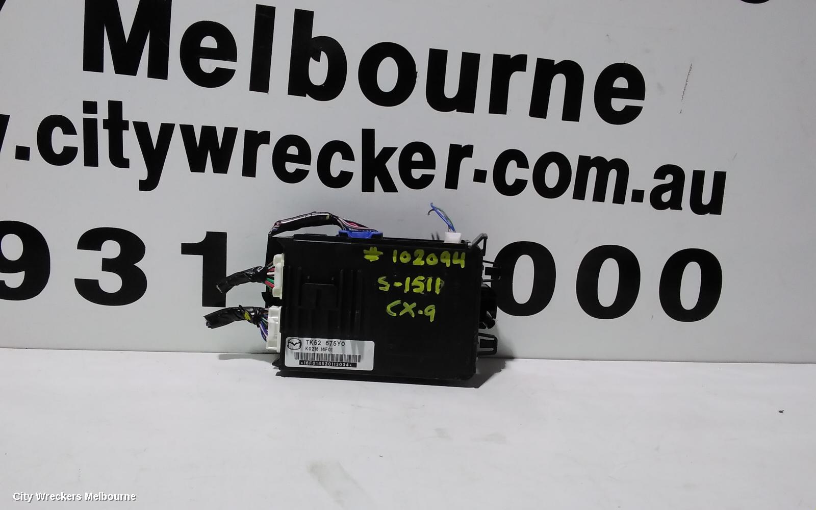 MAZDA CX9 ECU, BCM, TC, 07/2016 - Image 1