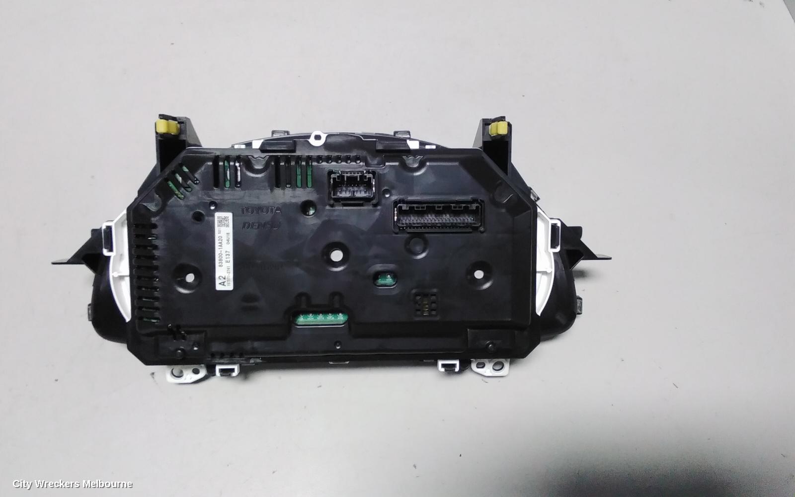 TOYOTA COROLLA INSTRUMENT CLUSTER, 1.8, 2ZR-FE, AUTO T/M, ASCENT/ASCENT SPORT, ZRE182R, HATCH, 06/2015 - 06/2018 - Image 3