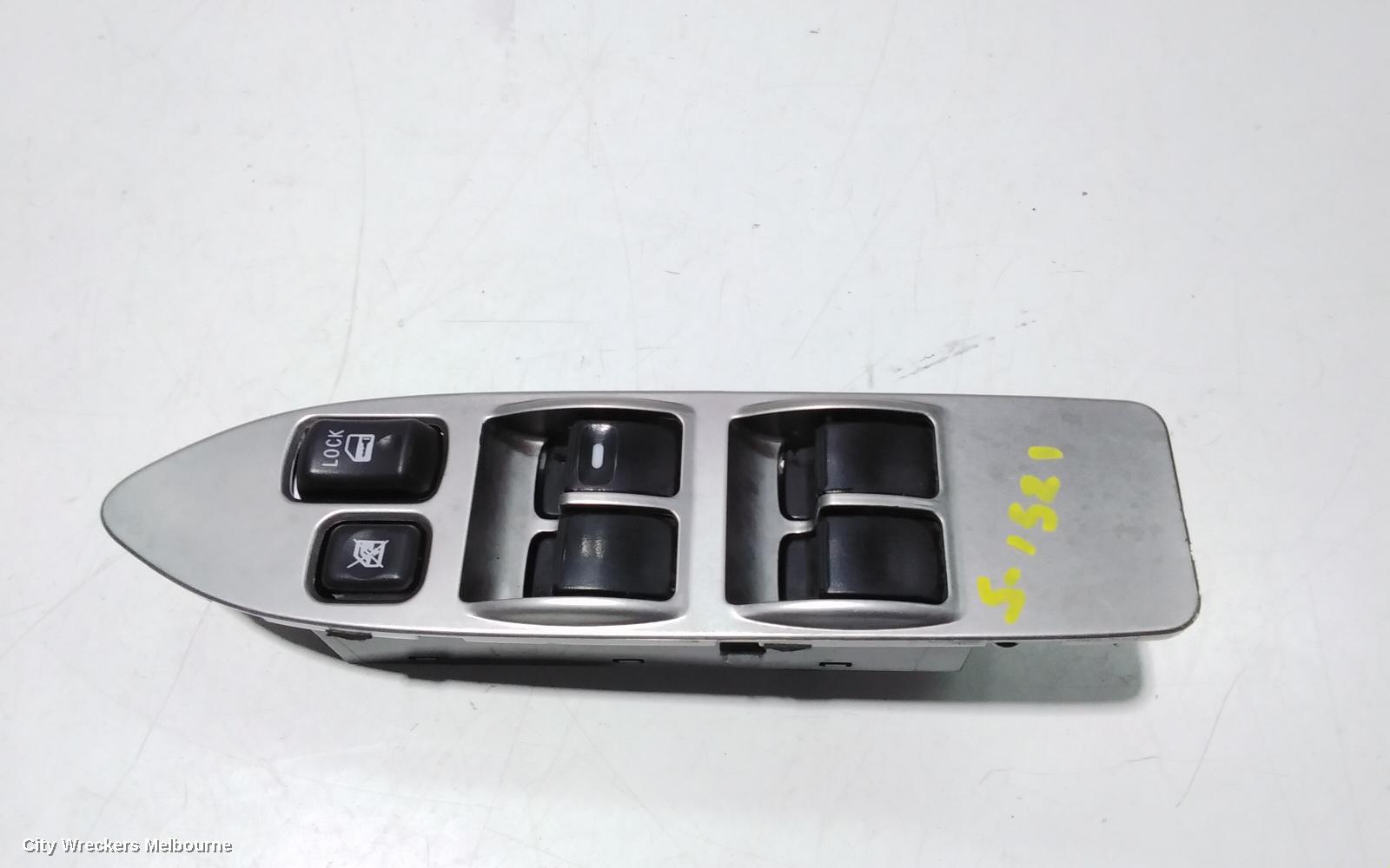MITSUBISHI PAJERO PWR DR WIND SWITCH, RH FRONT (MASTER SWITCH), 5DR, NS-NT, 11/2006 ONWARDS - Image 1