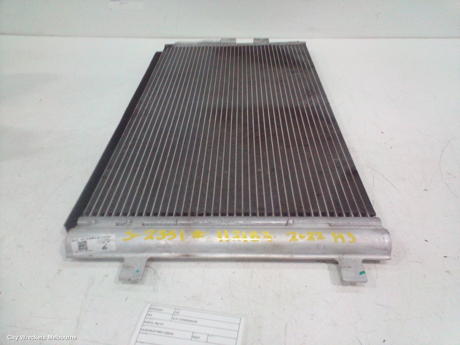 MG HS A/C CONDENSER, PETROL, 1.5, TURBO, SAS23, 09/2019 ONWARDS - Image 1