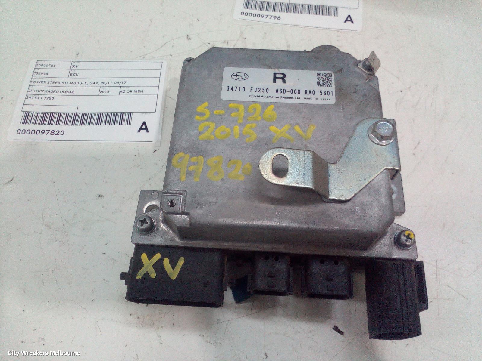SUBARU XV ECU, POWER STEERING MODULE, G4X, 08/2011 - 04/2017 - Image 3