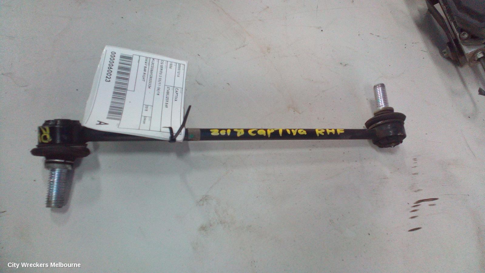HOLDEN CAPTIVA STABILISER BAR, CG SERIES 2 03/2011 - 06/2018 - Image 1