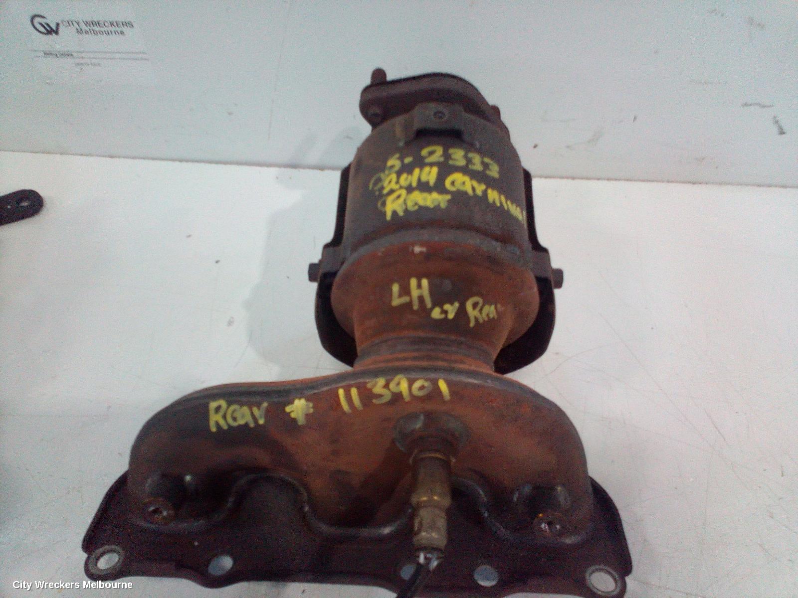 KIA CARNIVAL/GRAND CARNIVAL CATALYTIC CONVERTER, MANIFOLD-CAT TYPE, 3.5, PETROL, LH SIDE, VQ, 03/2010 - 12/2014 - Image 1