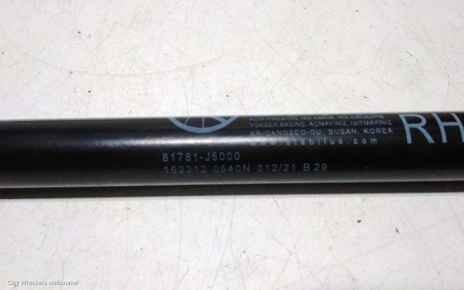 KIA STINGER HATCH STRUT, CK, 06/2017 - 04/2023 - Image 3