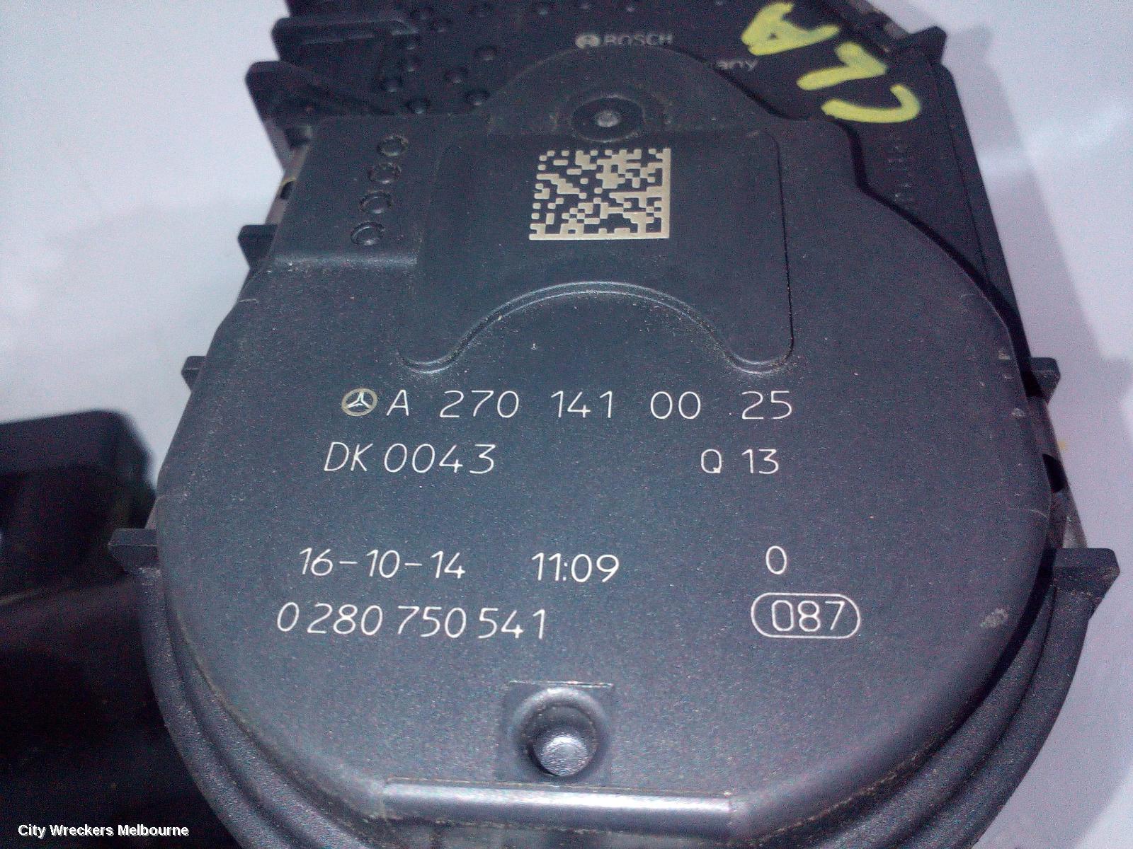 MERCEDES CLA CLASS THROTTLE BODY, 1.6, PETROL, C117/X117, 10/2013 - 01/2019 - Image 3