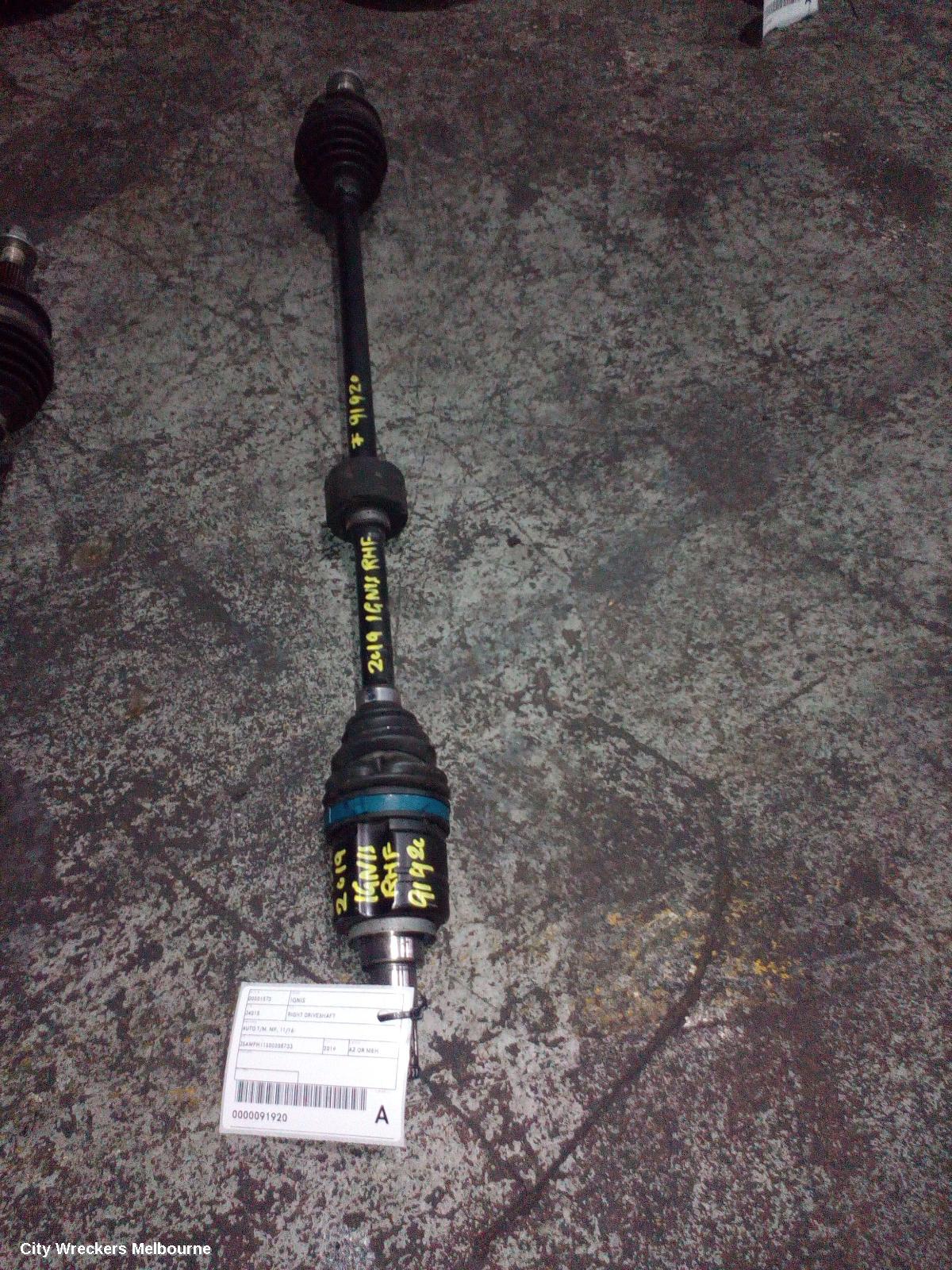 SUZUKI IGNIS RIGHT DRIVESHAFT, AUTO T/M, MF, 11/2016 ONWARDS - Image 1