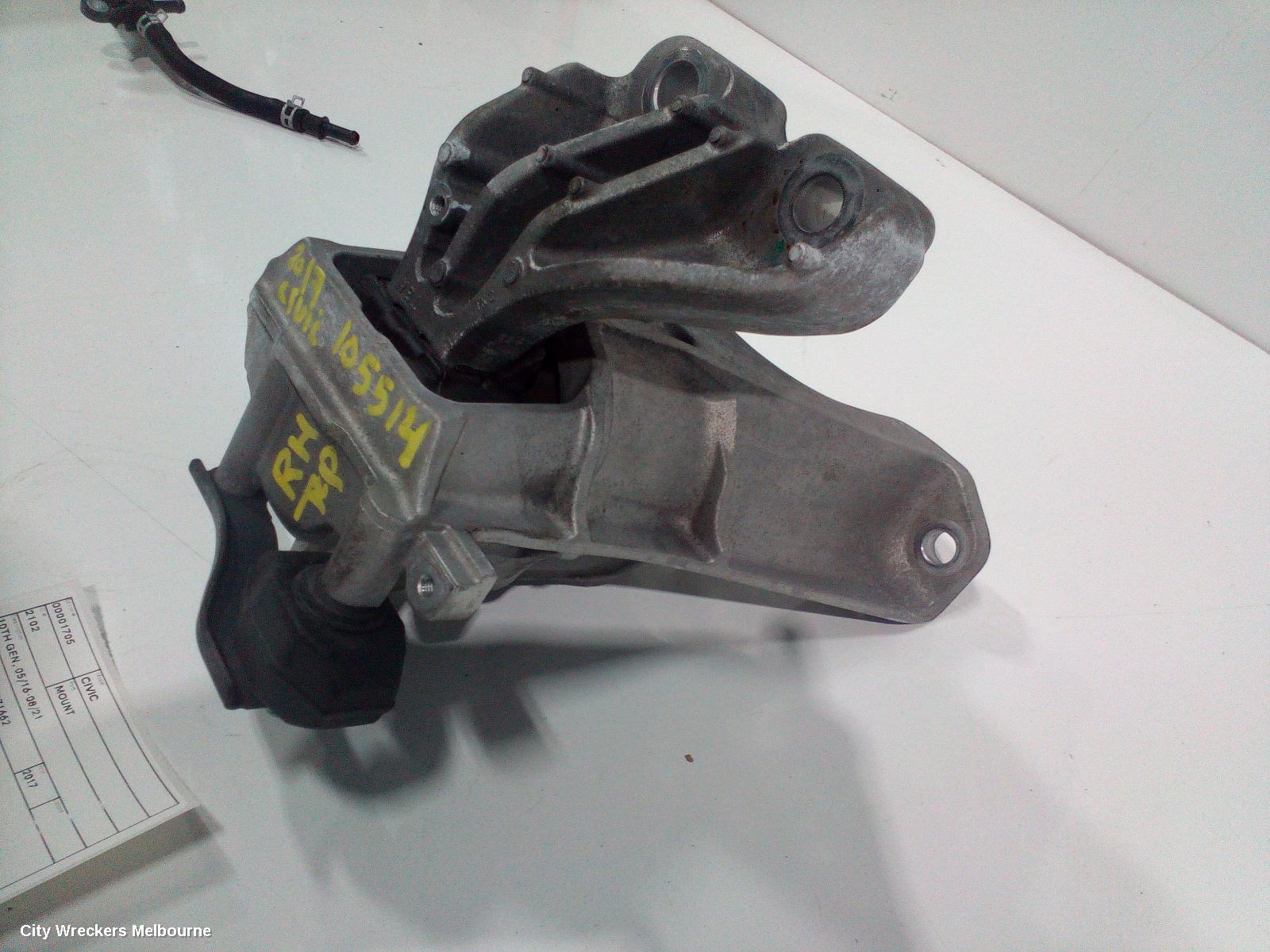 HONDA CIVIC MOUNT, 10TH GEN, 05/2016 - 08/2021 - Image 3
