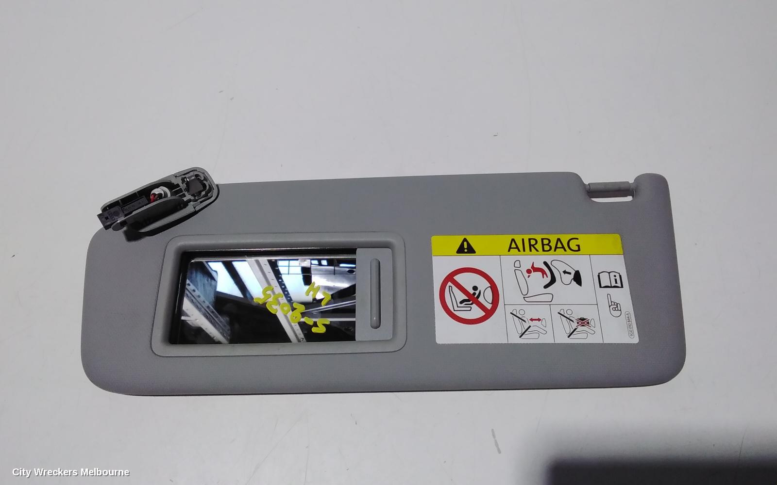 AUDI A4 SUNVISOR, B9 8W, LH SIDE, GREY, 10/2015 ONWARDS - Image 2