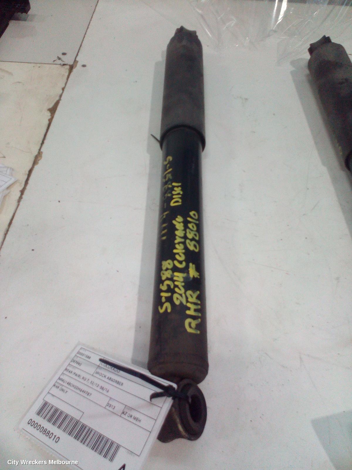 HOLDEN COLORADO SHOCK ABSORBER, REAR (PAIR), RG 7, 12/2012 - 06/2016 - Image 1