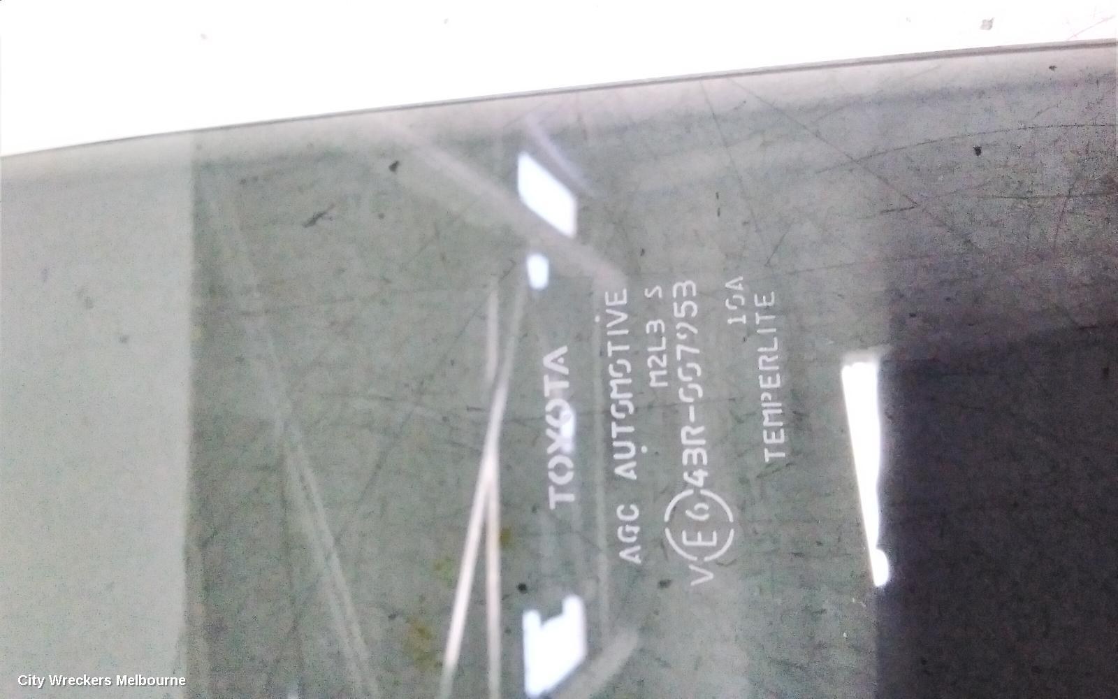 TOYOTA COROLLA LEFT REAR DOOR WINDOW, E210, HATCH, 07/2018 ONWARDS - Image 3