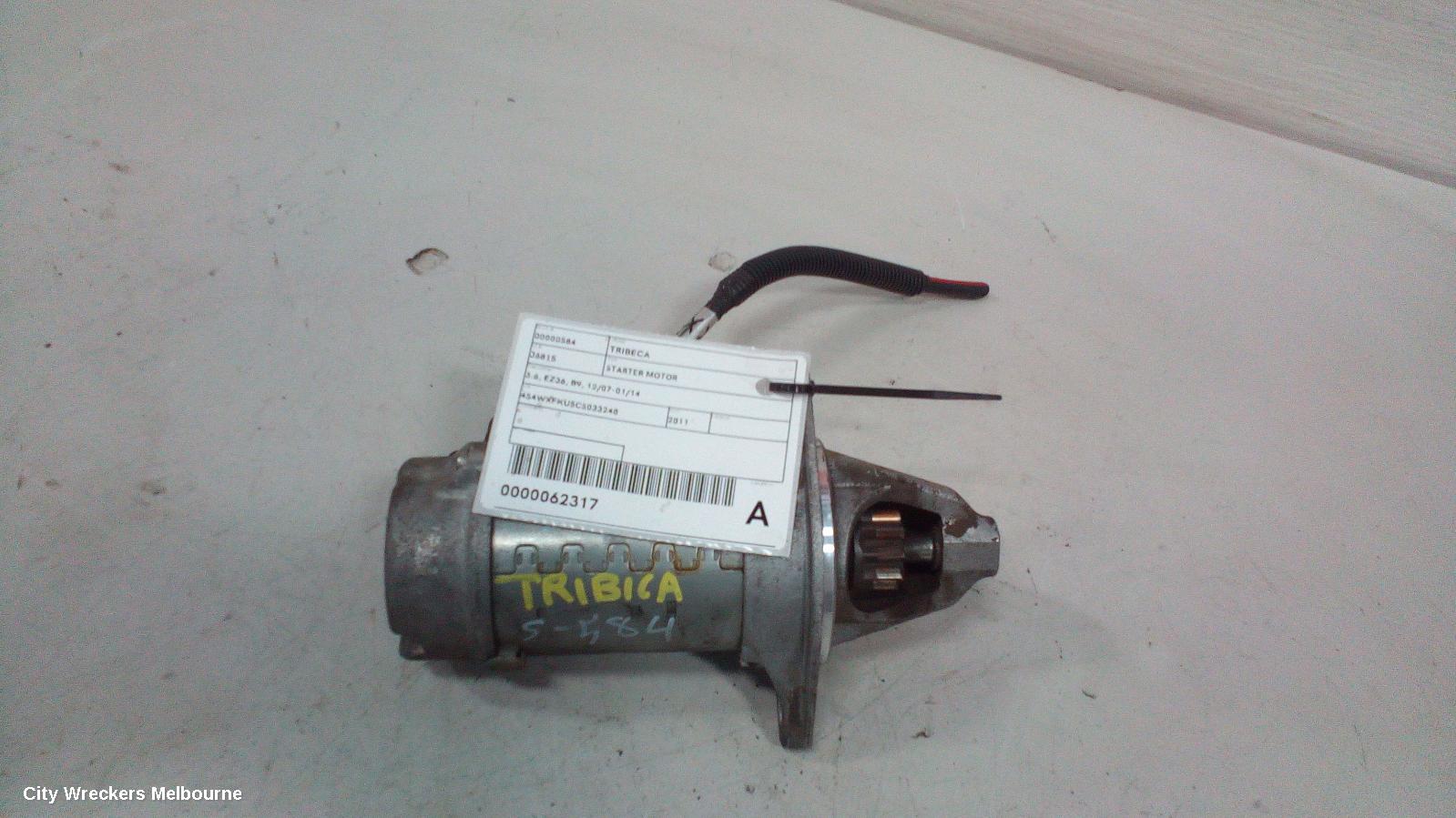SUBARU TRIBECA STARTER, 3.6, EZ36, B9, 12/2007 - 01/2014 - Image 3