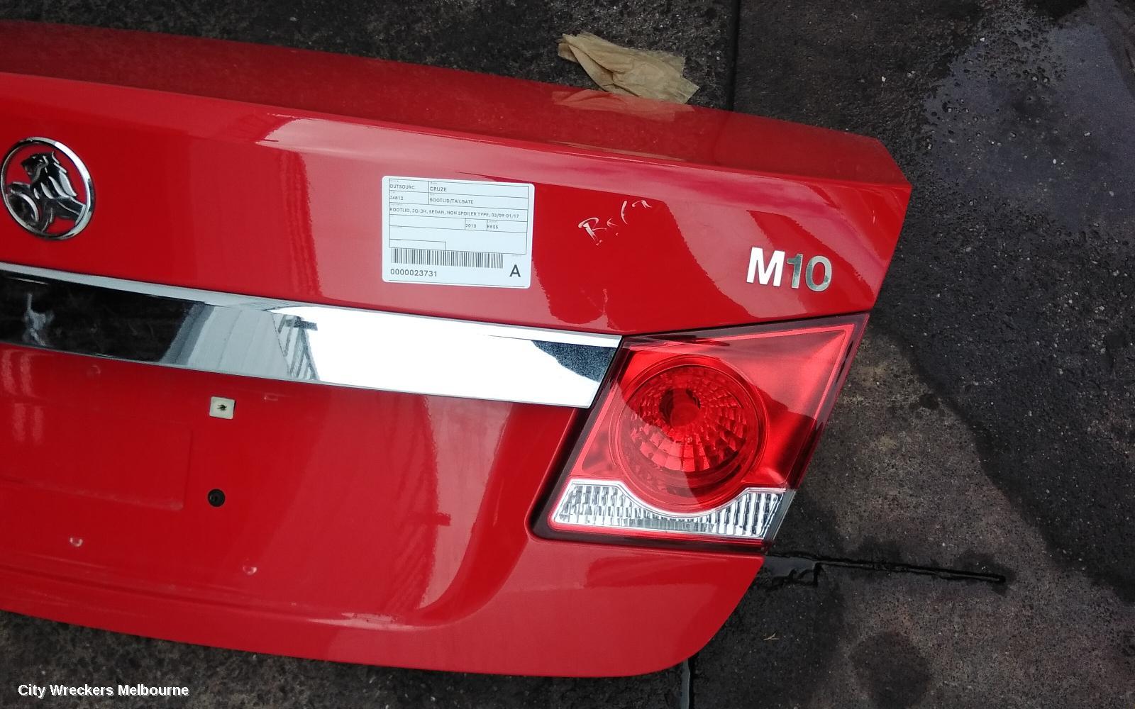 HOLDEN CRUZE BOOTLID/TAILGATE, BOOTLID, JG-JH, SEDAN, NON SPOILER TYPE, 03/2009 - 01/2017 - Image 3