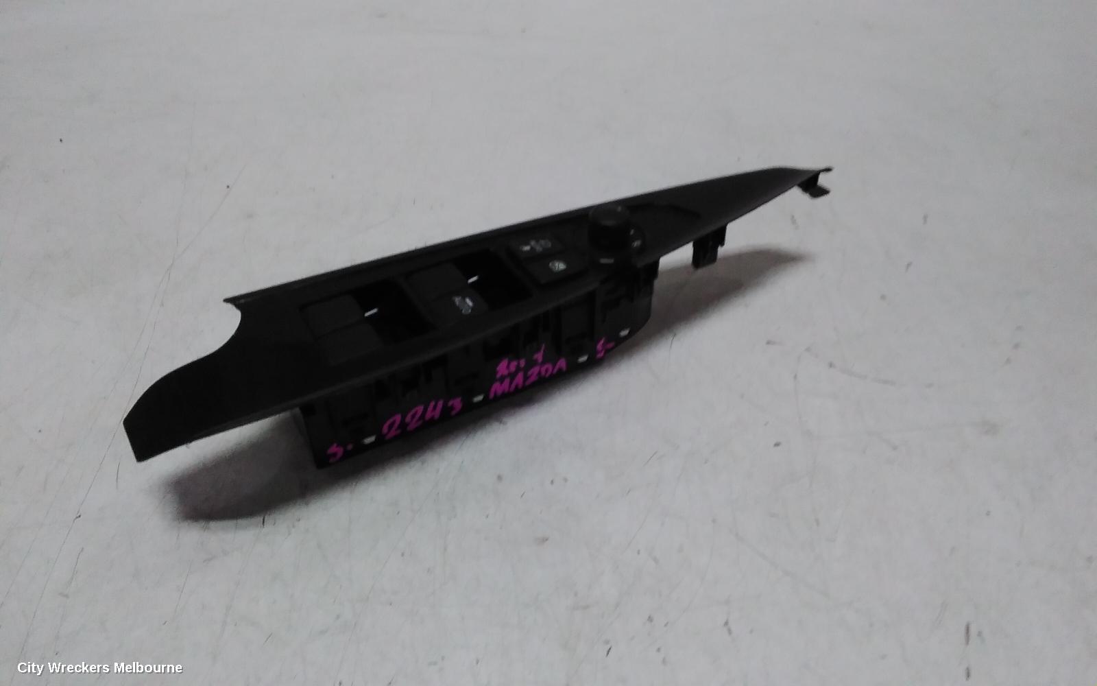 MAZDA 2 PWR DR WIND SWITCH, RH FRONT (MASTER SWITCH), W/ AUTO FOLD TYPE, DJ/DL, 02/2017 ONWARDS - Image 3