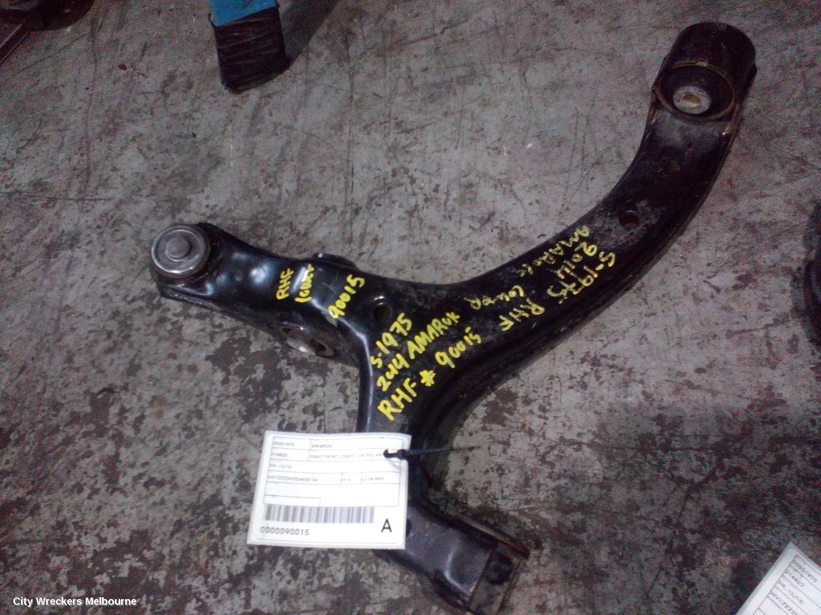 VOLKSWAGEN AMAROK RIGHT FRONT LOWER CONTROL ARM, 2H, 12/2010 ONWARDS - Image 2