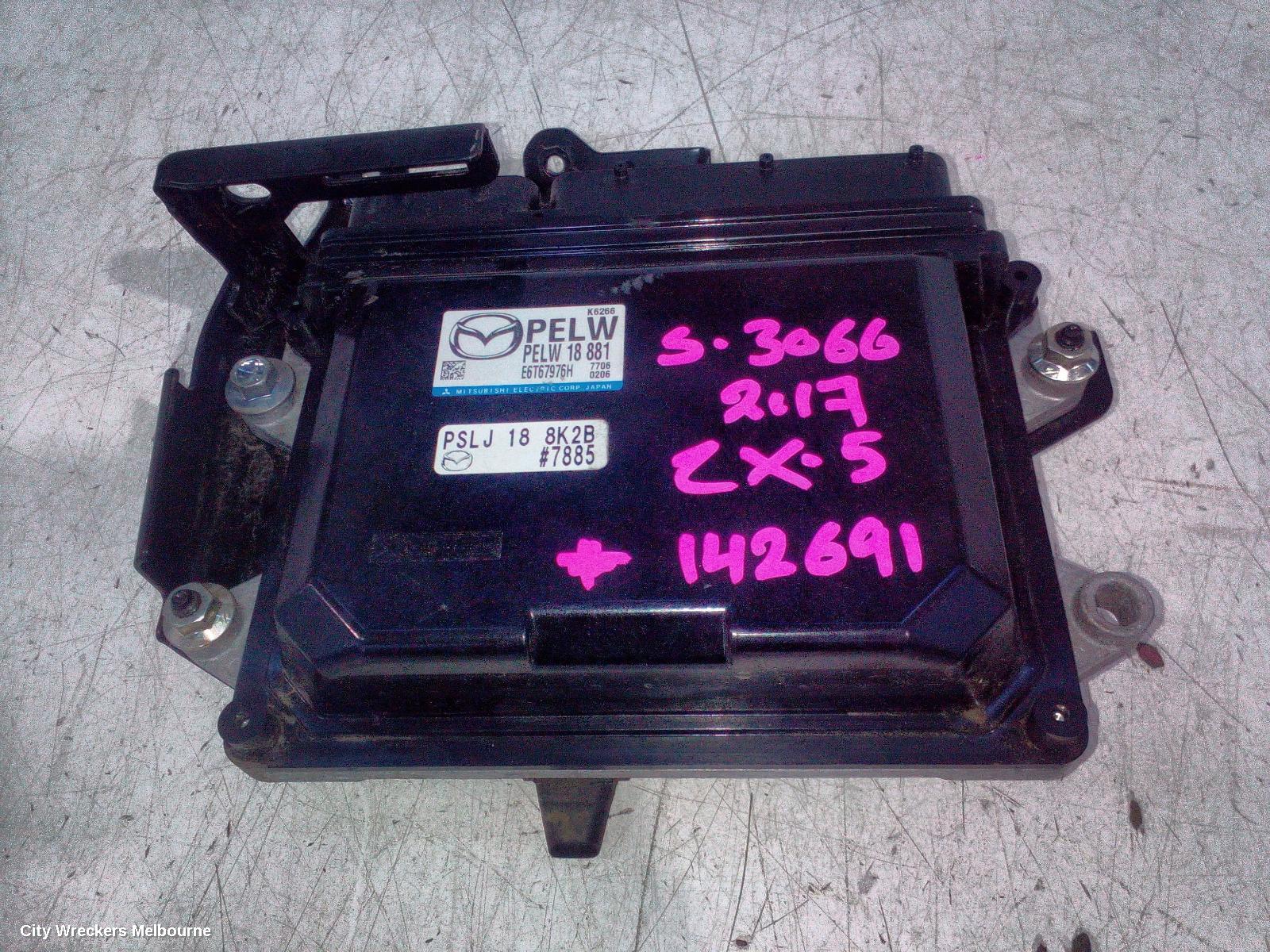 MAZDA CX5 ECU, ENGINE ECU, 2.0, PE-VPS, PETROL, ECU ONLY, KF, 02/2017 - 04/2018 - Image 1