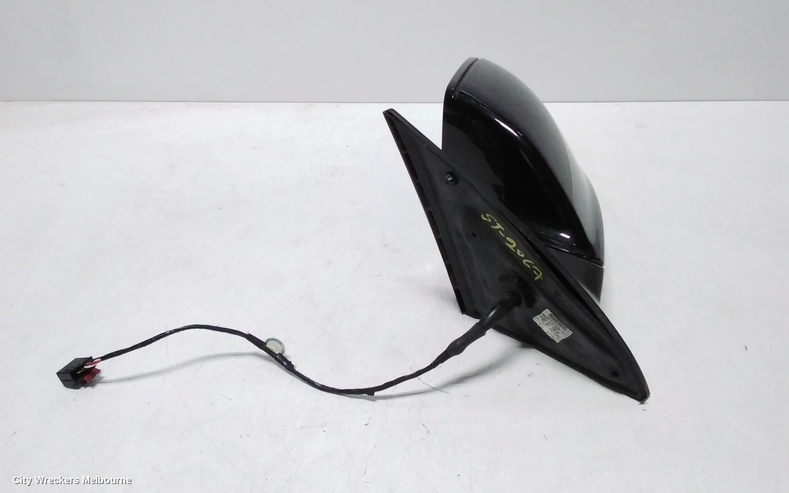 AUDI Q7 LEFT DOOR MIRROR, 4L, POWER FOLD, W/ INDICATOR, MEMORY & NO LANE CHANGE ASSIST TYPE, 10/2009 - 08/2015 - Image 3