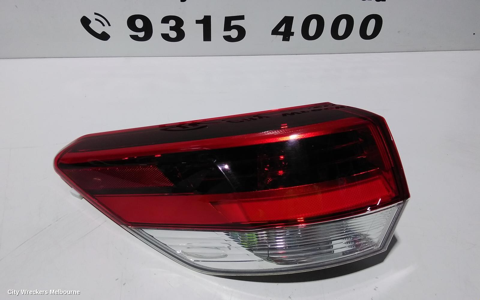 TOYOTA KLUGER LEFT TAILLIGHT, GSU50/GSU55, 11/2016 - 02/2021 - Image 2