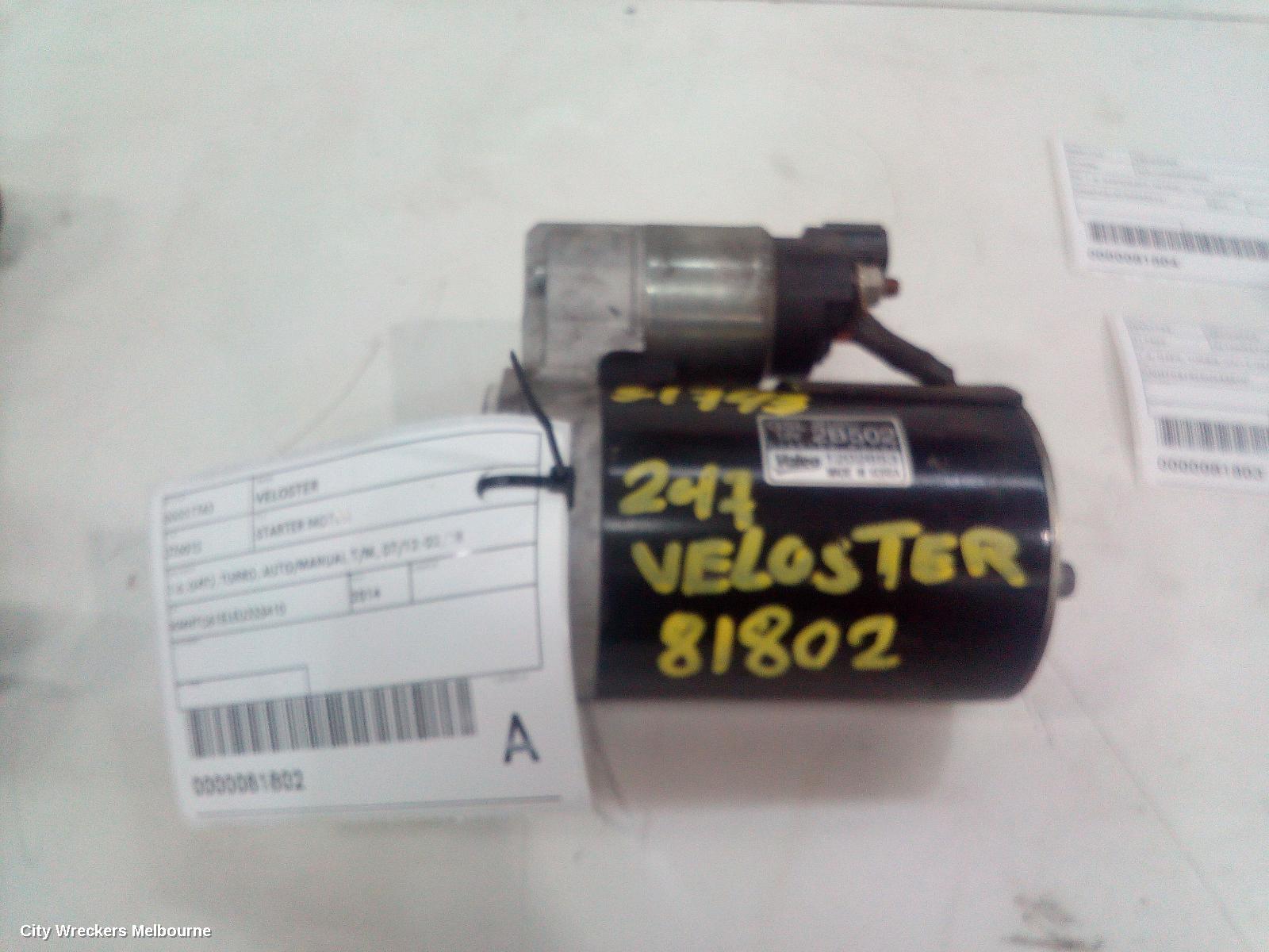 HYUNDAI VELOSTER STARTER, 1.6, G4FJ, TURBO, AUTO/MANUAL T/M, 07/2012 - 02/2018 - Image 2