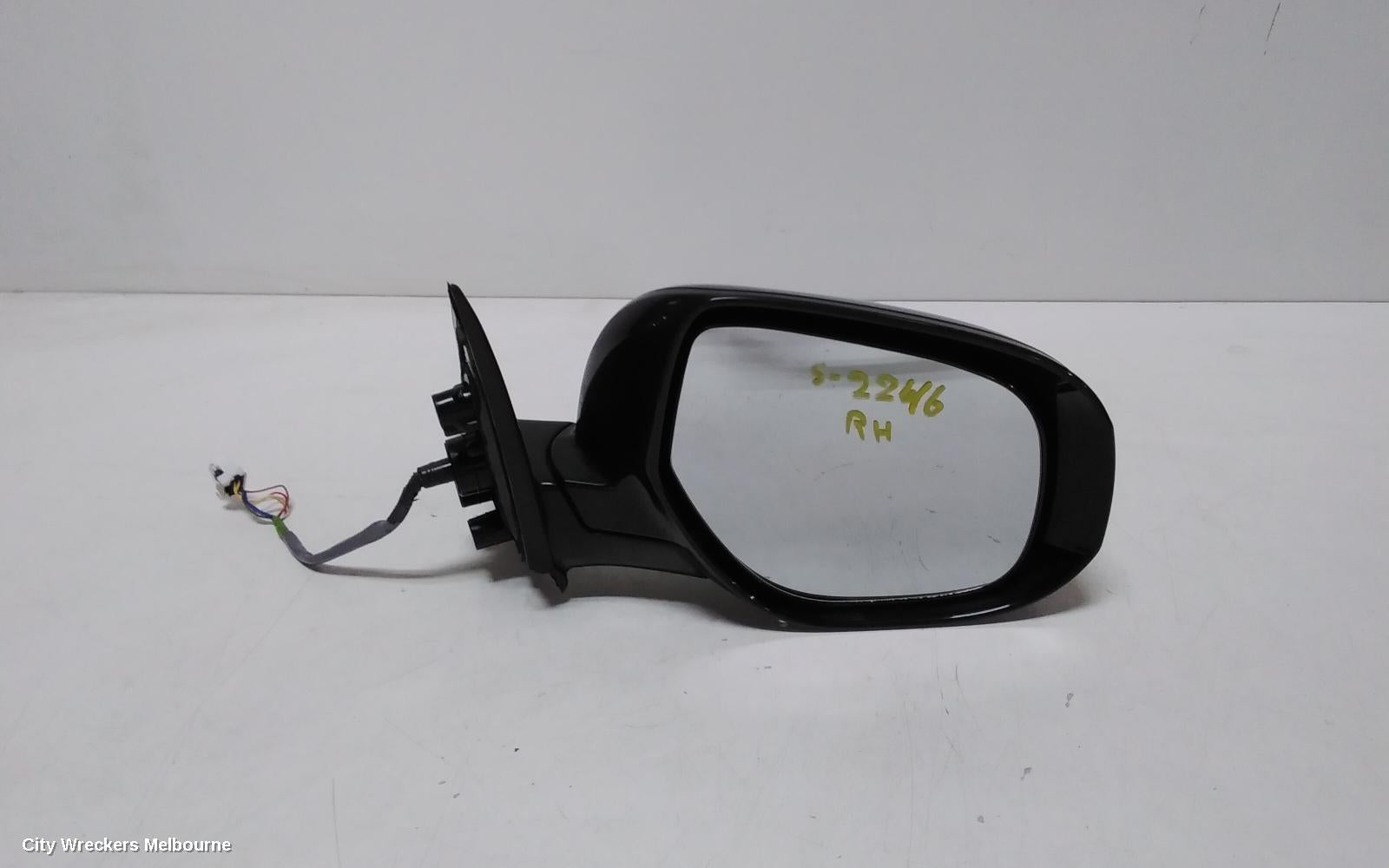 MITSUBISHI ASX RIGHT DOOR MIRROR, XC-XD, W/ INDICATOR & BLIND SPOT TYPE, BLACK, 07/2018 ONWARDS - Image 1