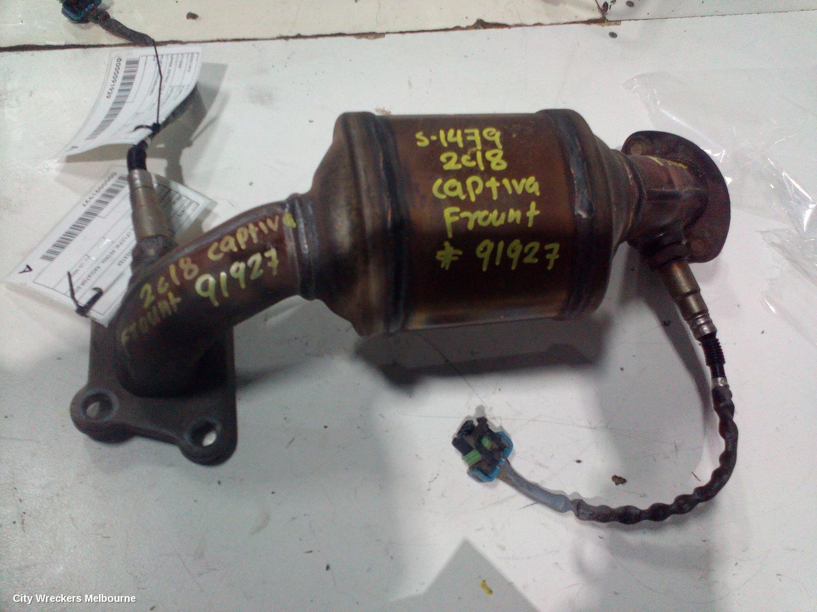 HOLDEN CAPTIVA CATALYTIC CONVERTER, MANIFOLD-CAT TYPE, 3.0, LF1/LFW, PETROL, RADIATOR SIDE (LH SIDE), CG, 01/2011 - 06/2018 - Image 2