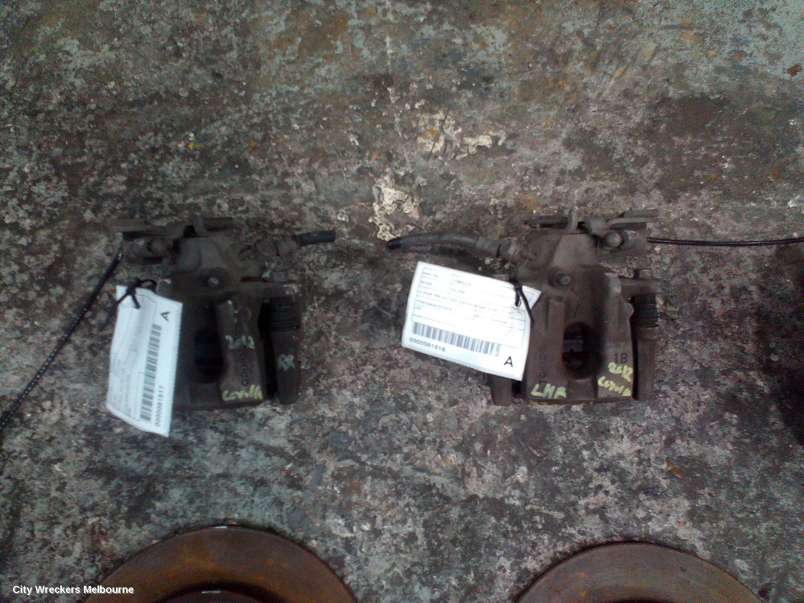 TOYOTA COROLLA CALIPER, LH REAR, ZRE152/20153R, HATCH/SEDAN, 03/2007 - 12/2013 - Image 2