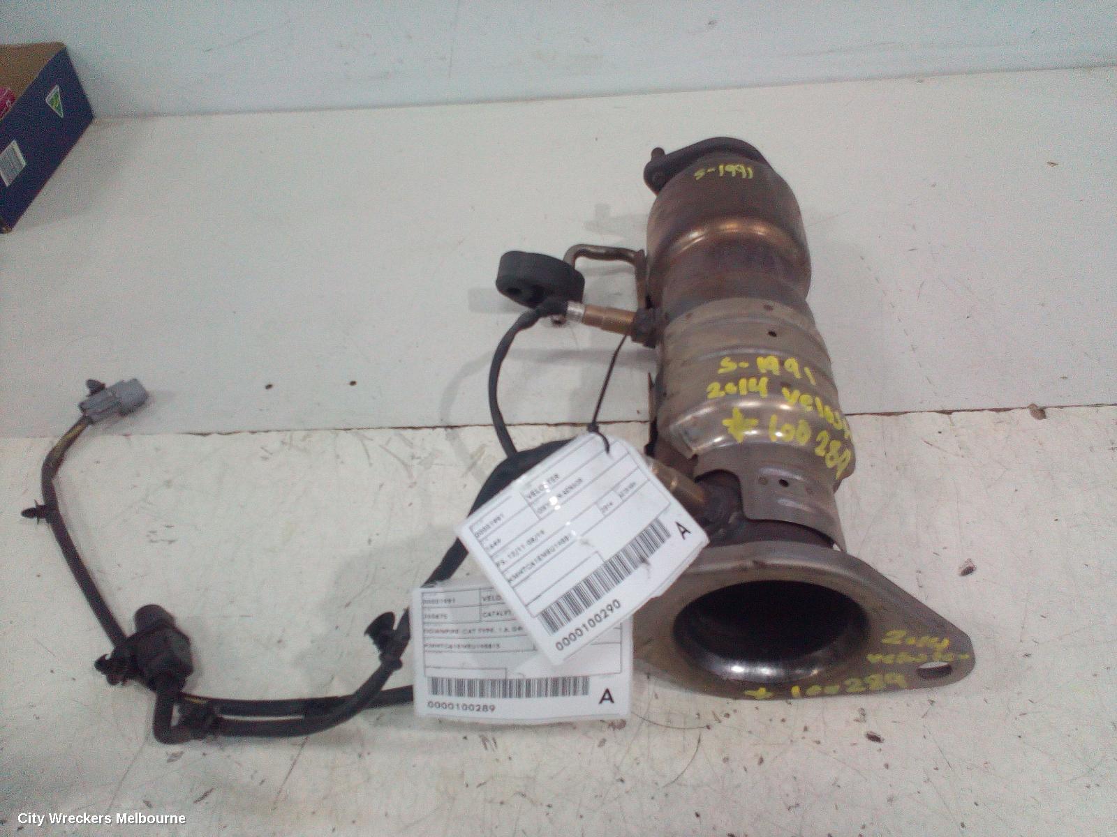 HYUNDAI VELOSTER CATALYTIC CONVERTER, DOWNPIPE-CAT TYPE, 1.6, G4FJ, PETROL, FS, 07/2012 - 02/2018 - Image 1