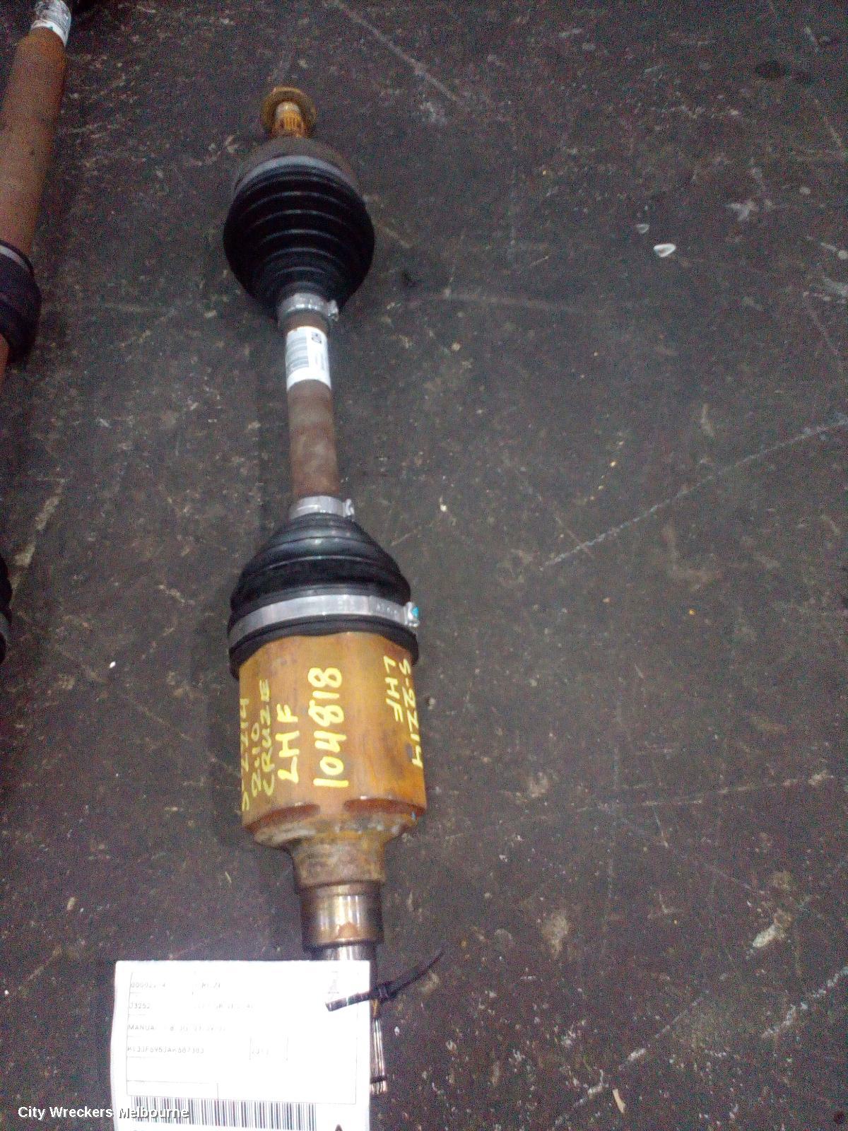 HOLDEN CRUZE LEFT DRIVESHAFT, MANUAL, 1.8, JG, 03/2009 - 02/2011 - Image 1