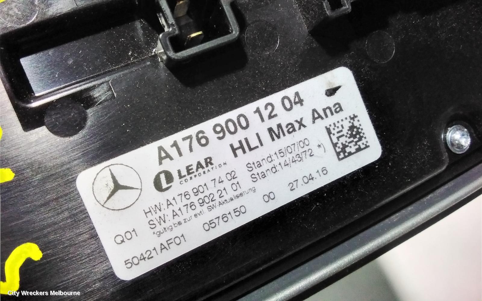 MERCEDES CLA CLASS, C117, 10/2013 - 02/2019, A176 900 12 04 LED HEADLIGHT DRIVER MODULE CONTROL COMPUTER BALLAST : 92369 - Image 3