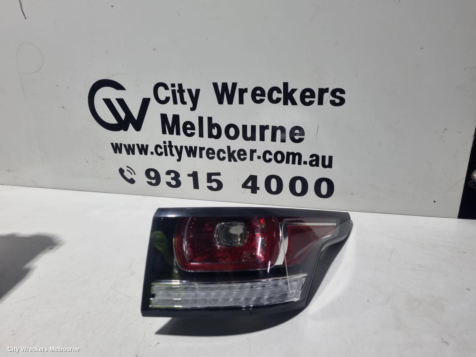 LAND ROVER RANGEROVER SPORT RIGHT TAILLIGHT, L494, CHROME AROUND SIDE MARKER, 06/2013 - 10/2017 - Image 1