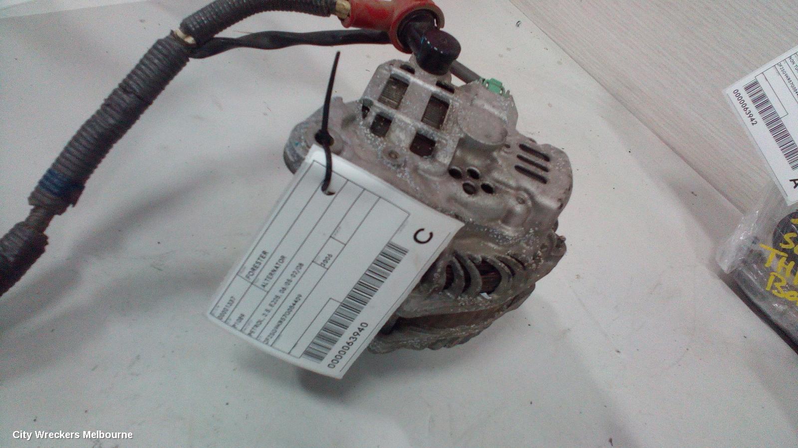 SUBARU FORESTER ALTERNATOR, PETROL, 2.5, EJ25, 06/2005 - 02/2008 - Image 2