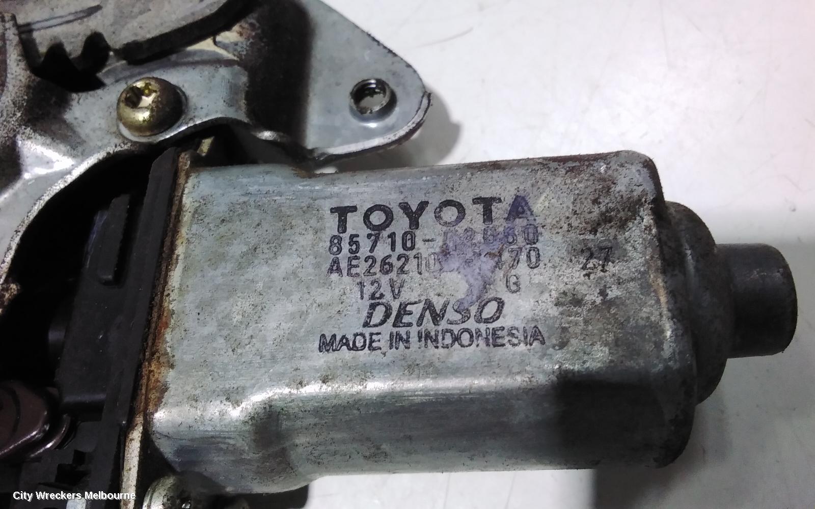TOYOTA CAMRY LEFT REAR WND REG/MOTOR, SK36, POWER, 08/2002 - 05/2006 - Image 2