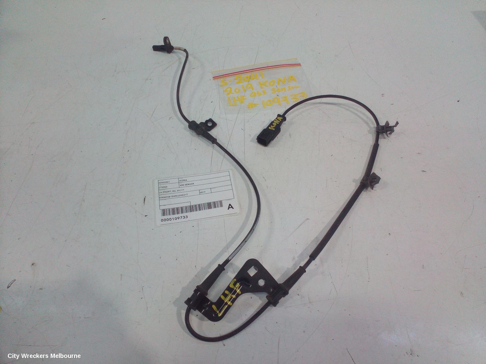 HYUNDAI KONA ABS SENSOR, LH FRONT, OS, 09/2017 ONWARDS - Image 2