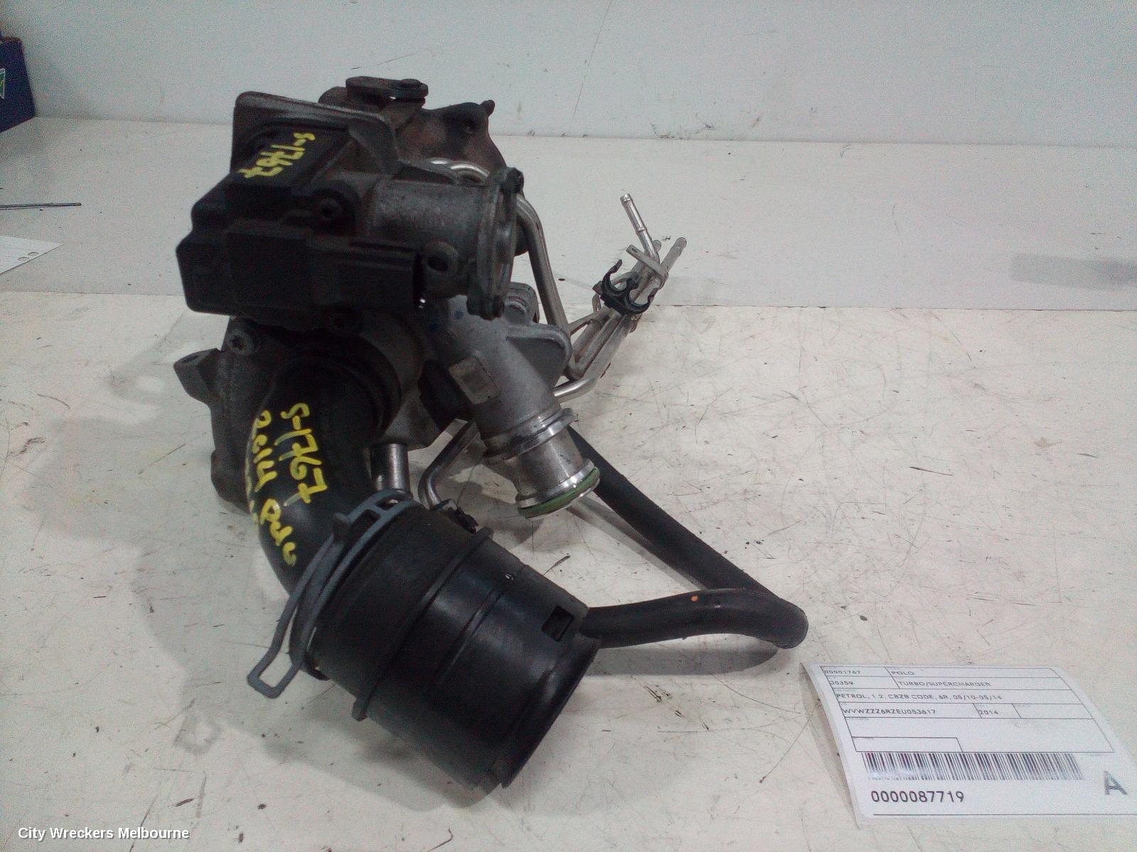 VOLKSWAGEN POLO TURBO SUPERCHARGER, PETROL, 1.2, CBZB CODE, 6R, 05/2010 - 05/2014 - Image 3