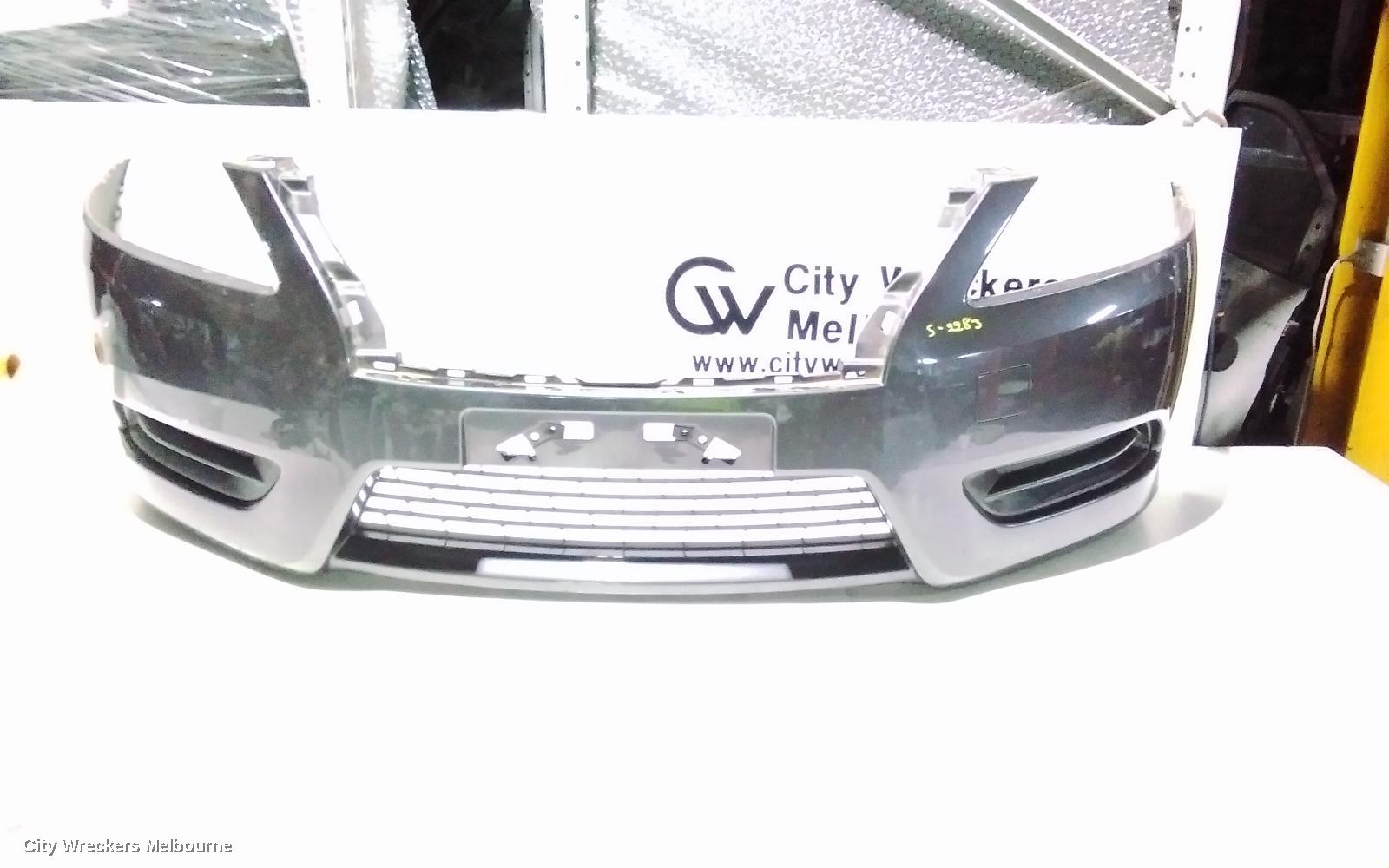 NISSAN PULSAR FRONT BUMPER, B17, SEDAN, ST/ST-L, NON H/LAMP WASHER TYPE, 12/2012 - 12/2017 - Image 1