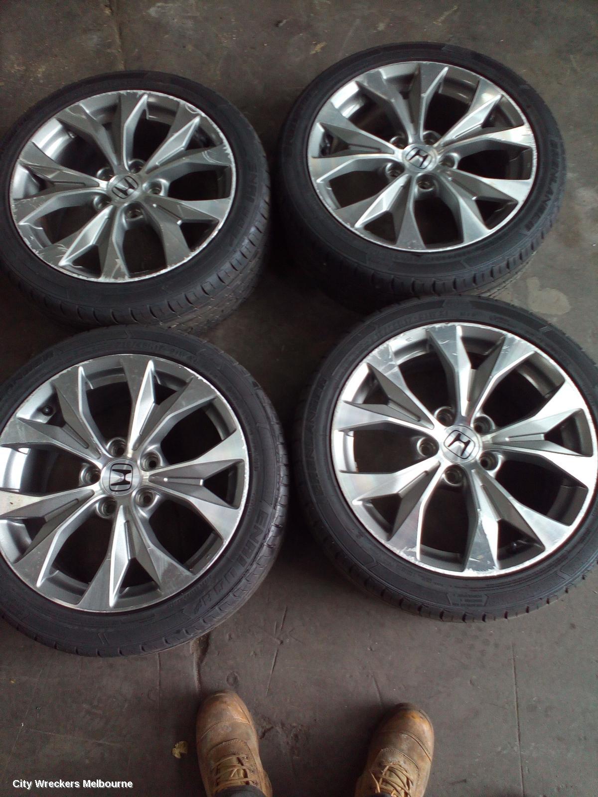 HONDA CIVIC WHEEL MAG, FACTORY, 17X7IN, VTI-L/VTI-LX, 10TH GEN, 05/2016 ONWARDS - Image 1