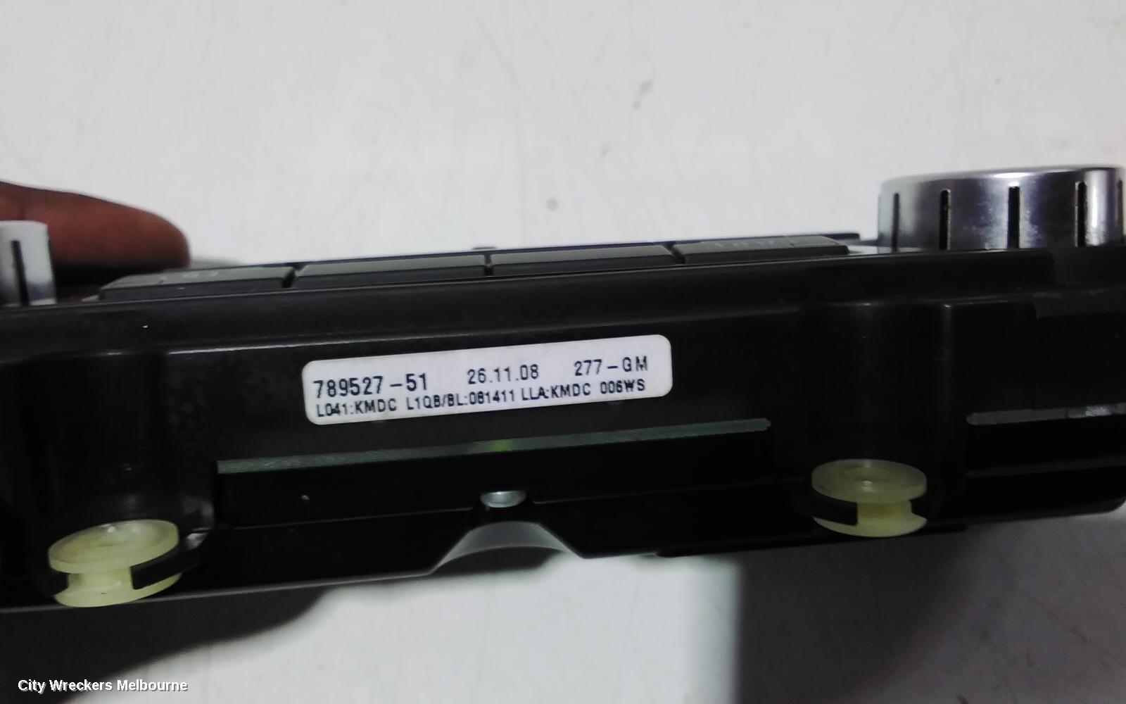 VOLKSWAGEN GOLF HEATER/AC CONTROLS, GEN 6, CLIMATE CONTROL, NON SEAT WARMER, 12/2008 - 03/2013 - Image 2