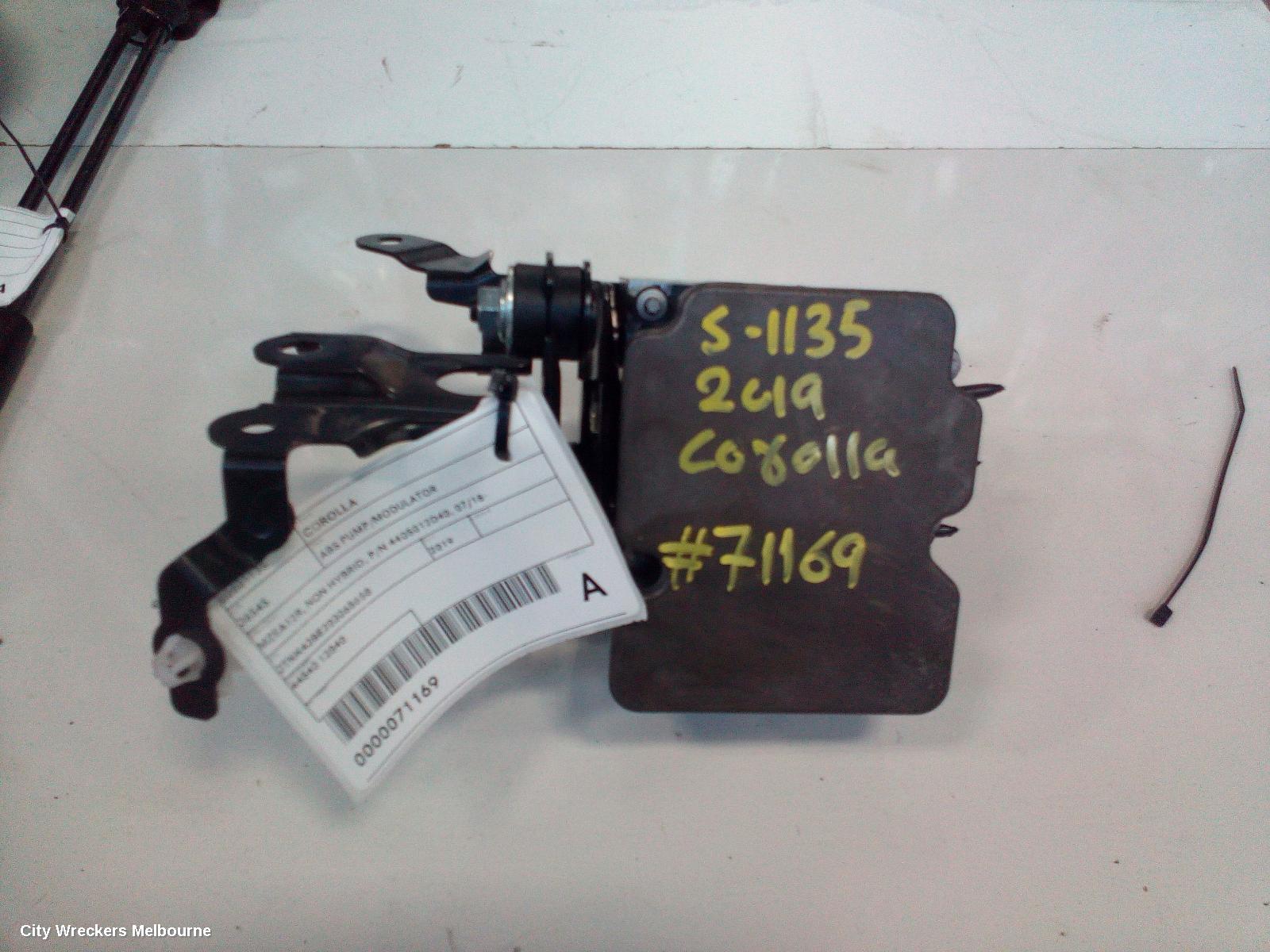 TOYOTA COROLLA ABS PUMP/MODULATOR, MZEA12R, NON HYBRID, P/N 4405012D40, 07/2018 ONWARDS - Image 1