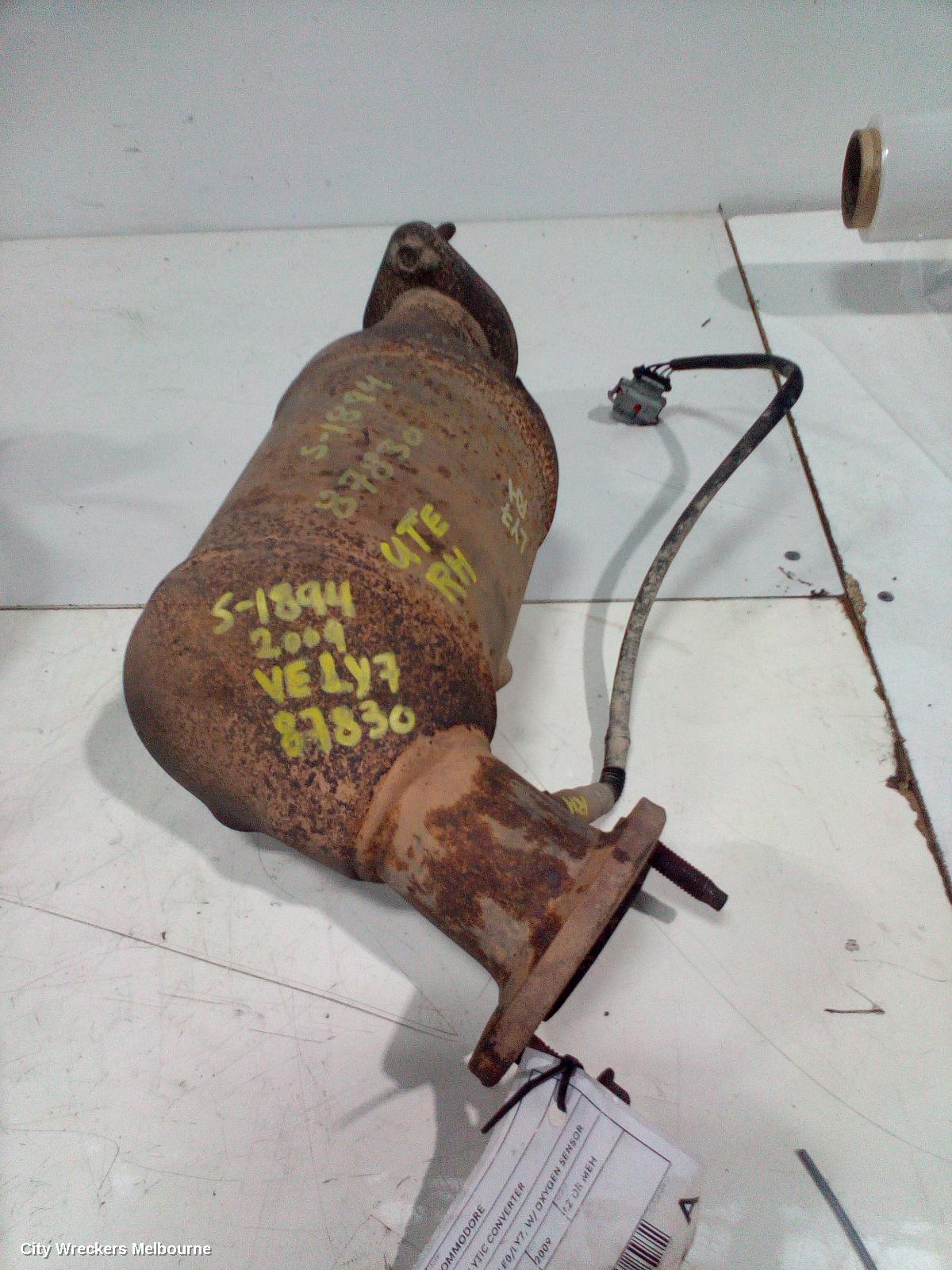 HOLDEN COMMODORE CATALYTIC CONVERTER, UNDER CAR-CAT TYPE, 3.6, LE0/LY7, W/ OXYGEN SENSOR TYPE, RH SIDE, VE, 08/2006 - 04/2013 - Image 2