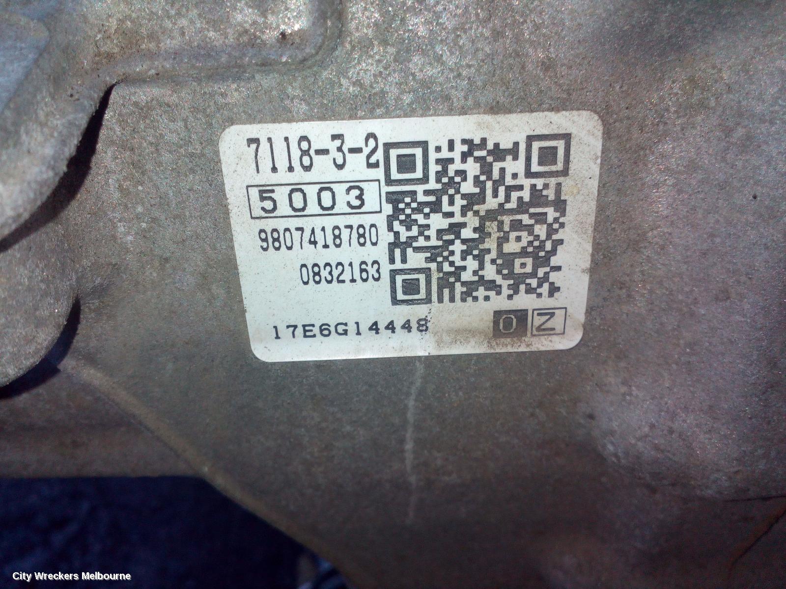PEUGEOT 308 TRANS/GEARBOX, AUTO, PETROL, 1.2, TURBO, T9, VIN VF3L*HNW, 10/2014 - 01/2021 - Image 3