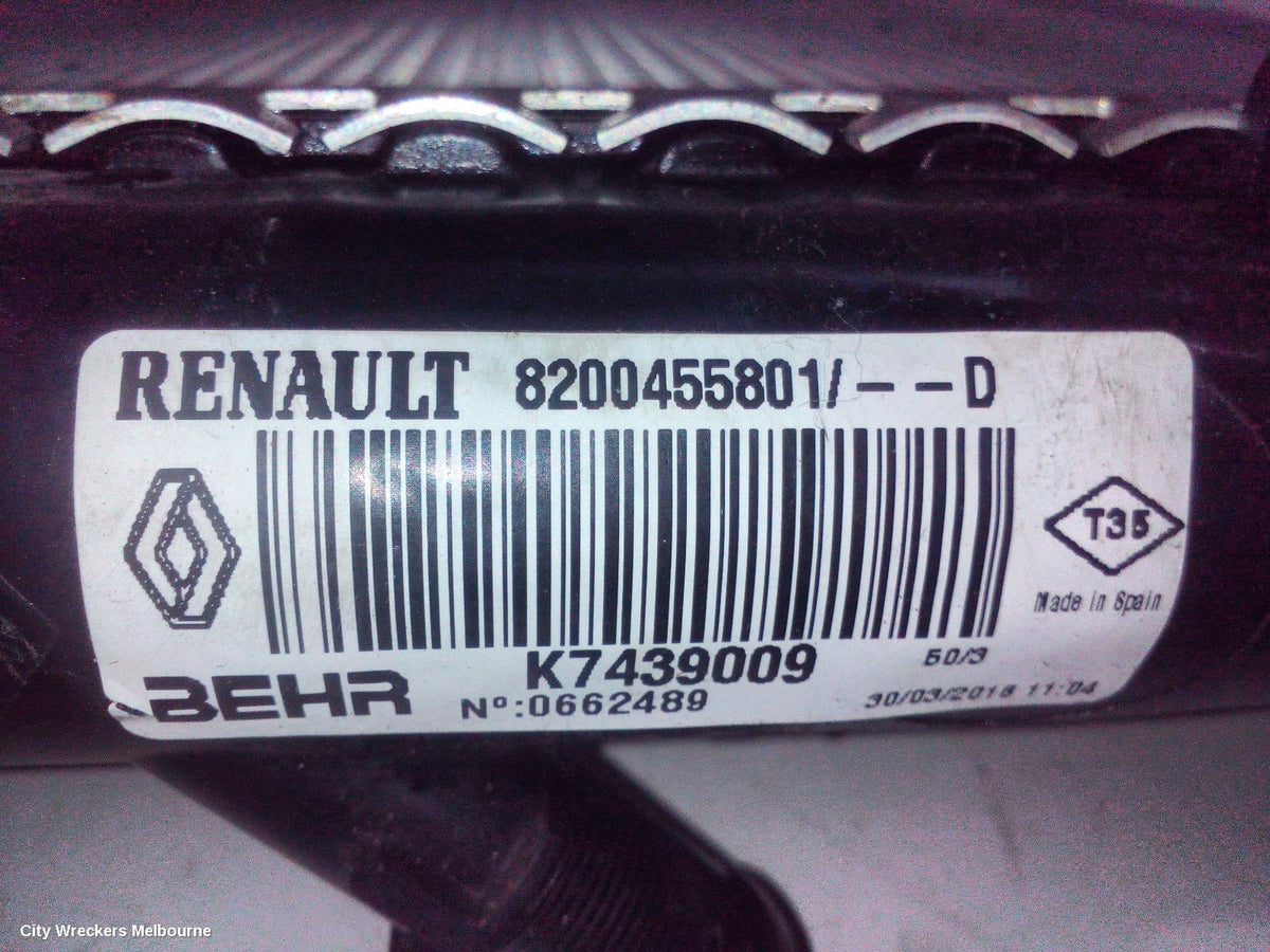 RENAULT KANGOO RADIATOR, AUTO, 1.6, PETROL, X61, 10/2010 - 06/2016 - Image 2
