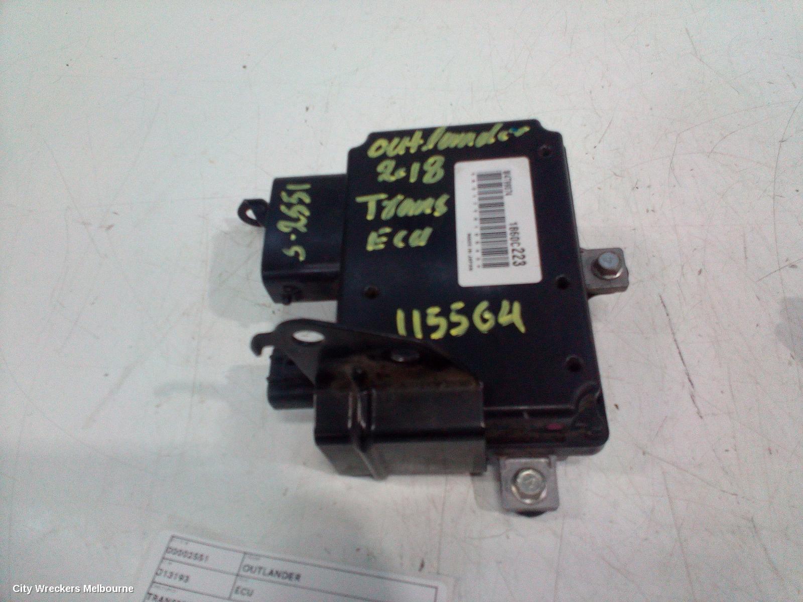 MITSUBISHI OUTLANDER ECU, TRANSMISSION ECU, ZJ-ZL, 10/2012 - 07/2021 - Image 1